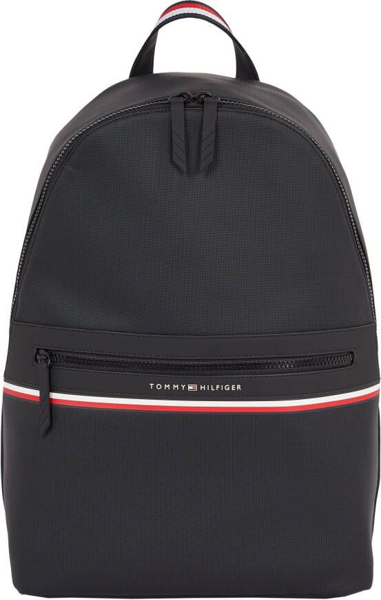 Tommy Hilfiger Rugzak TH STRIPE BACKPACK met een beklede rug