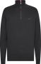 TOMMY HILFIGER Heren Truien & Vesten Pima Org Ctn Cashmere Zip Mock Donkergrijs - Thumbnail 1