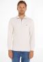 Tommy Hilfiger Spring Grid ZIP Mock Trui White Heren - Thumbnail 1