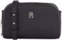 Tommy Hilfiger Zwarte dames crossbody tas met verstelbare band en afneembaar logo ritssluiting Black Dames - Thumbnail 1