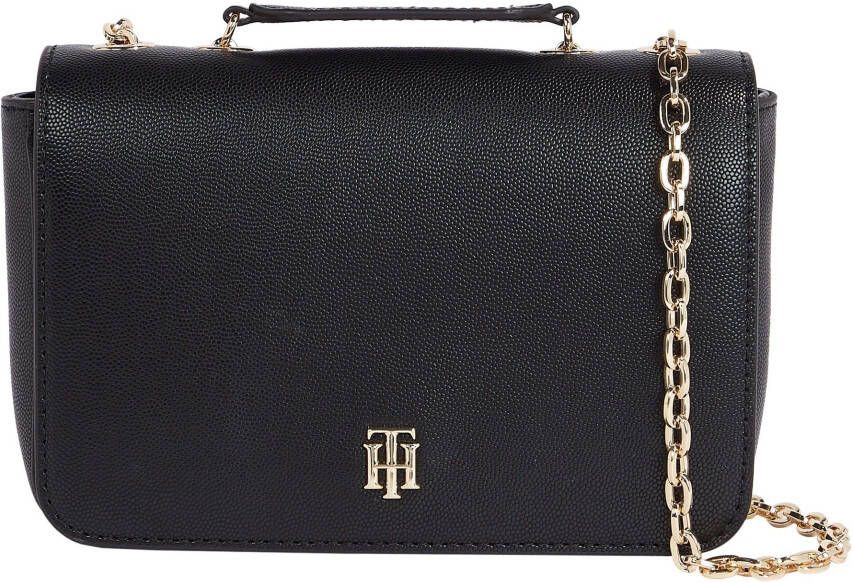 Tommy Hilfiger Womens Bags Handbag Black Aw22 Zwart Dames