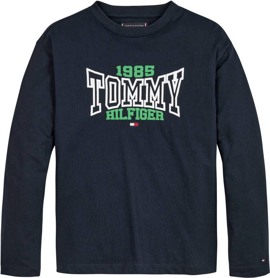Tommy Hilfiger Shirt met lange mouwen TOMMY 1985 VARSITY TEE L S