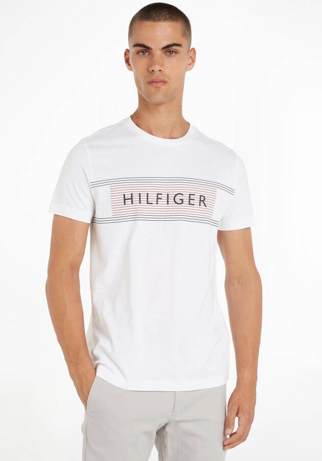 Tommy Hilfiger Shirt met ronde hals BRAND LOVE CHEST TEE
