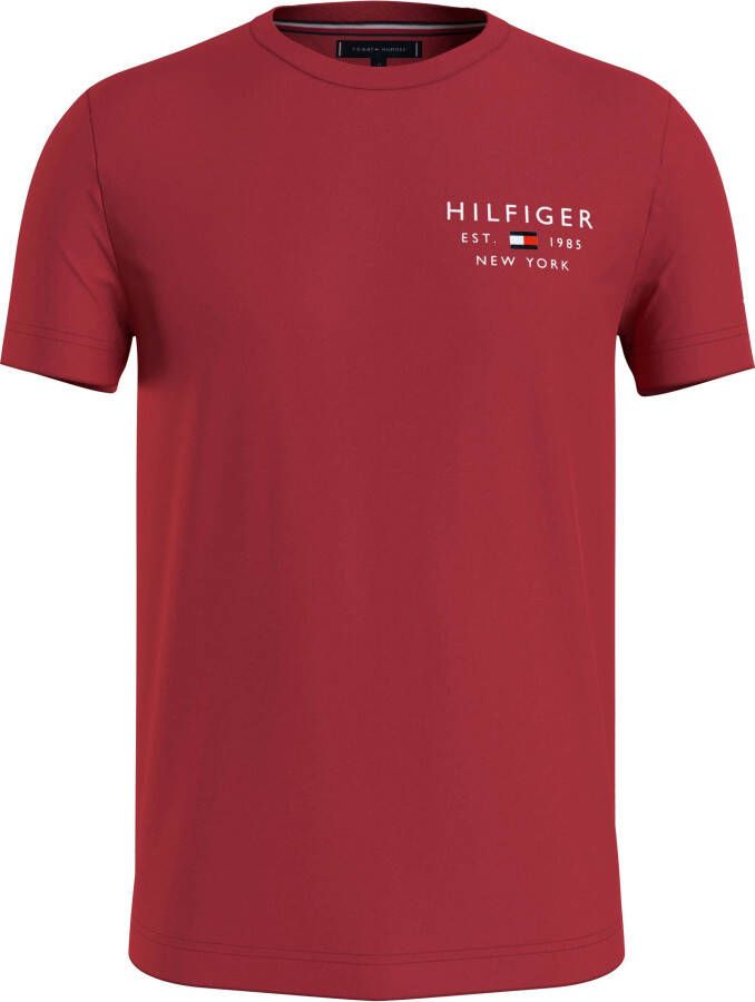 Tommy Hilfiger Shirt met ronde hals BRAND LOVE SMALL LOGO TEE in basic model