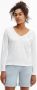 Tommy Hilfiger Shirt met V-hals REGULAR CLASSIC V-NK TOP LS met -merklabel op borsthoogte - Thumbnail 1