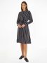 Tommy Hilfiger Shirtjurk ARGYLE STRIPE MIDI SHIRT DRESS met tailleriem - Thumbnail 1