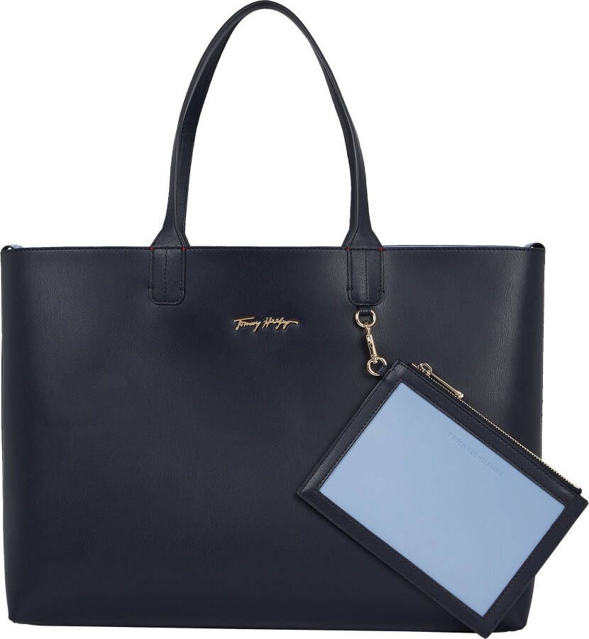 Tommy Hilfiger Shopper ICONIC TOMMY TOTE met een afneembaar kleingeldzakje