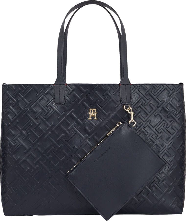 Tommy Hilfiger Shopper met all-over logo model 'ICONIC'