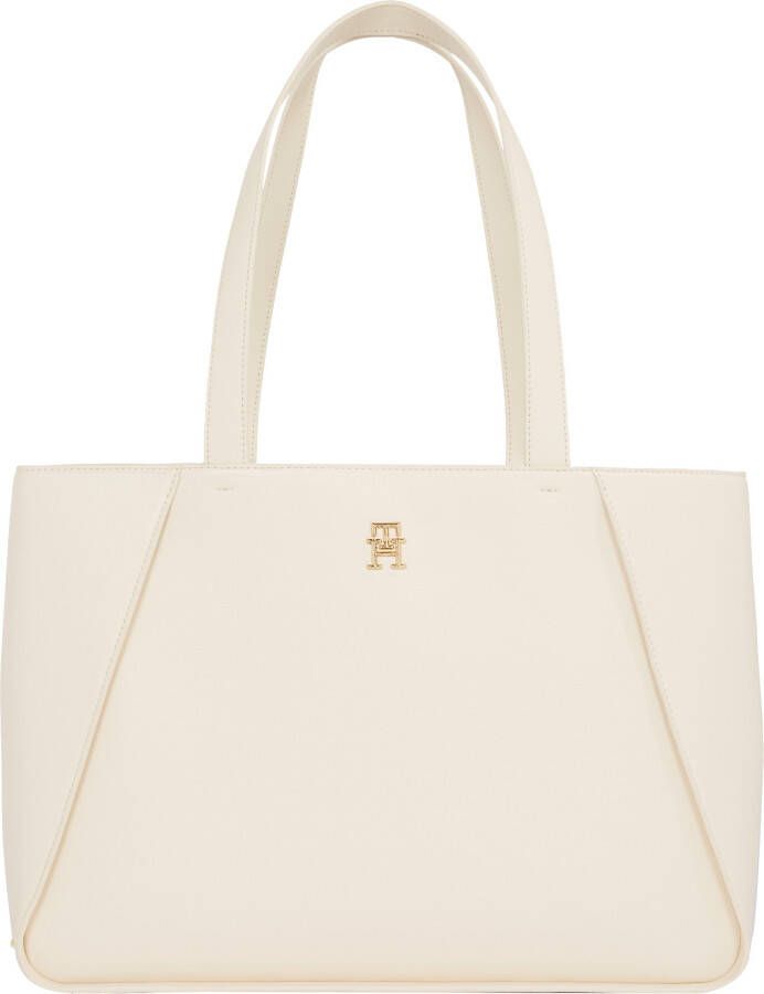 Tommy Hilfiger Witte Shopper Th Casual Tote