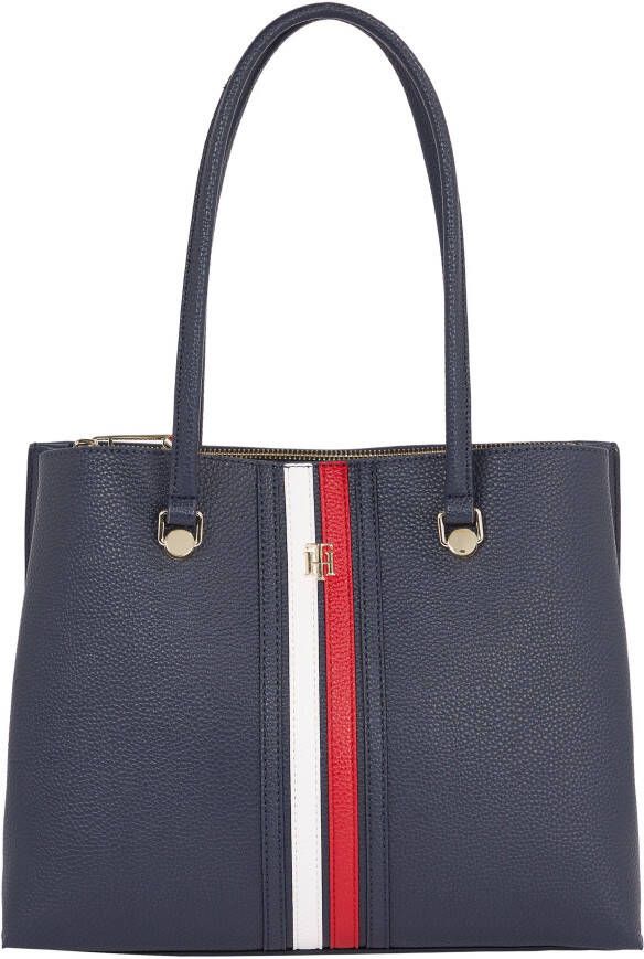 Tommy Hilfiger Shopper TH ELEMENT WORKBAG CORP met ritsbinnenvak