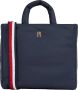 Tommy Hilfiger Blauwe Polyester Handtas met Contrasterende Details Blauw Dames - Thumbnail 1
