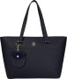 Tommy Hilfiger Blauwe Schoudertas met Afneembare Muntportemonnee Blue Dames - Thumbnail 1