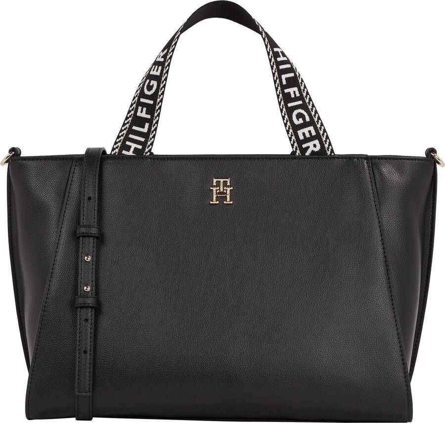 Tommy Hilfiger Tote bag met labelapplicatie model 'TOMMY LIFE TOTE'