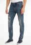 Tommy Hilfiger Slim fit jeans SLIM BLEECKER PSTR 5YR REPAIR in destroyed look - Thumbnail 1