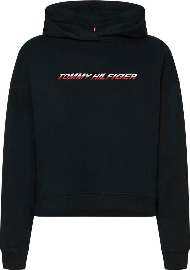 Tommy Hilfiger Sport Curve Hoodie CRV REGULAR GRAPHIC HOODIE met tommy hilfiger sport logo-opschrift