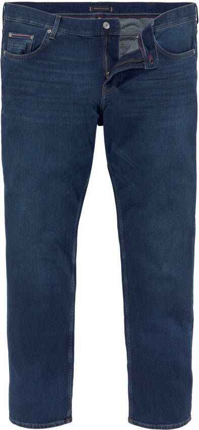 Tommy Hilfiger Big & Tall PLUS SIZE jeans met labelpatch van leer model 'MADISON'