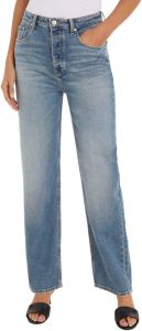 Tommy Hilfiger Straight jeans RELAXED STRAIGHT HW LIV met -logobadge