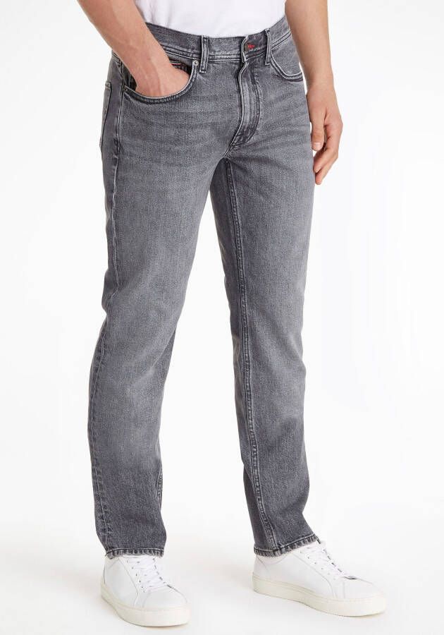 Tommy Hilfiger Straight jeans STRAIGHT DENTON STR LEDO GREY met fade-effect