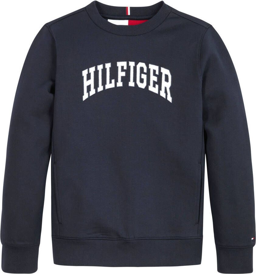 Tommy Hilfiger Varsity sweater donkerblauw Kb0Kb07661 DW5 Blauw Heren