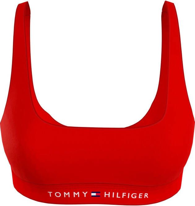 Tommy Hilfiger Swimwear Balconette-bikinitop TH BRALETTE (EXT SIZES) met tommy hilfiger-branding