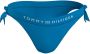 Tommy Hilfiger strik bikinibroekje met ribstructuur blauw - Thumbnail 2