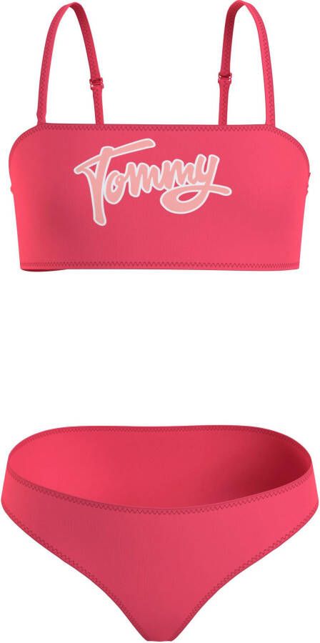 Tommy Hilfiger Swimwear Bustierbikini BRALETTE SET met tommy hilfiger merklabel (set 2 stuks)