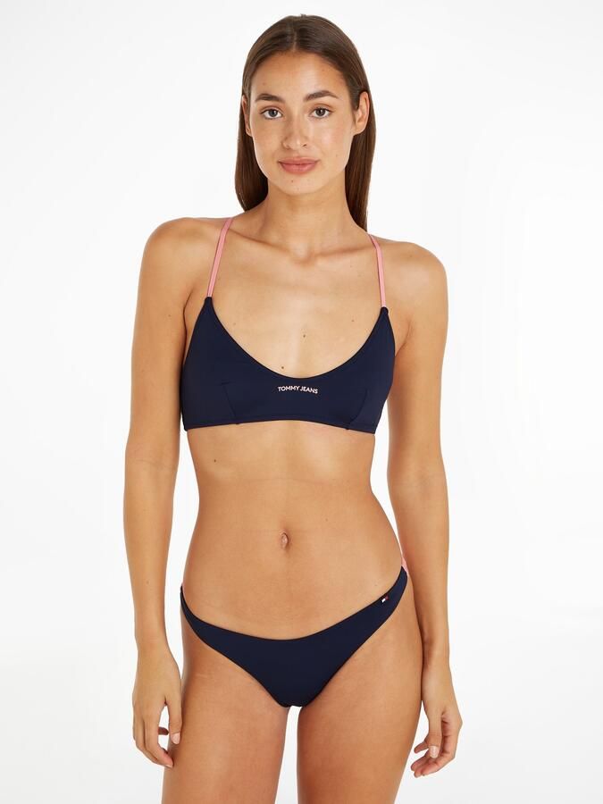 Tommy Hilfiger Swimwear Bikinibroekje HI LEG CHEEKY BIKINI in colorblocking voor en achter tommy hilfiger logo-vlag - Foto 9