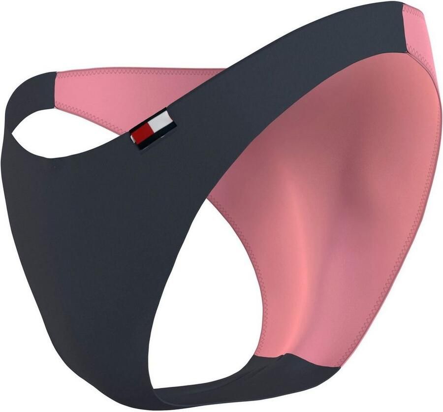 Tommy Hilfiger Swimwear Bikinibroekje HI LEG CHEEKY BIKINI in colorblocking voor en achter tommy hilfiger logo-vlag - Foto 2