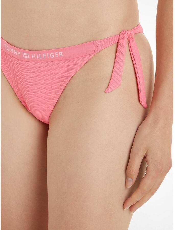 Tommy Hilfiger Swimwear Bikinibroekje SIDE TIE BIKINI met een logo-opschrift - Foto 2
