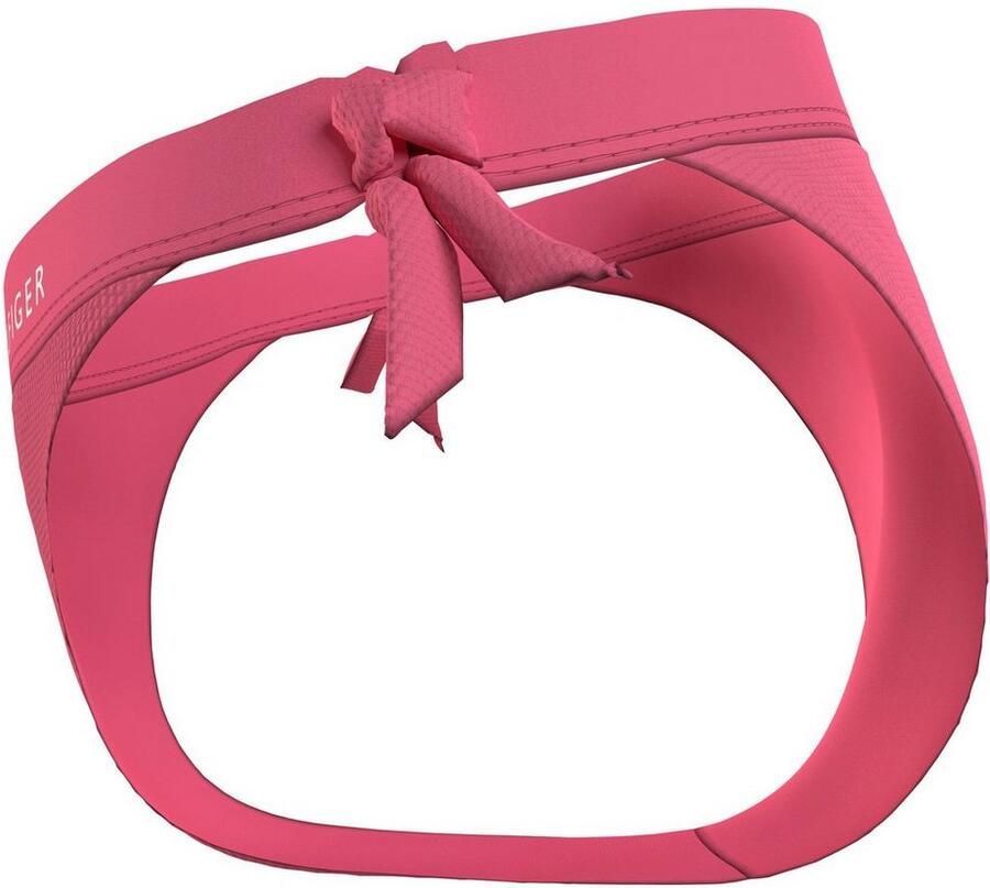 Tommy Hilfiger Swimwear Bikinibroekje SIDE TIE BIKINI met een logo-opschrift