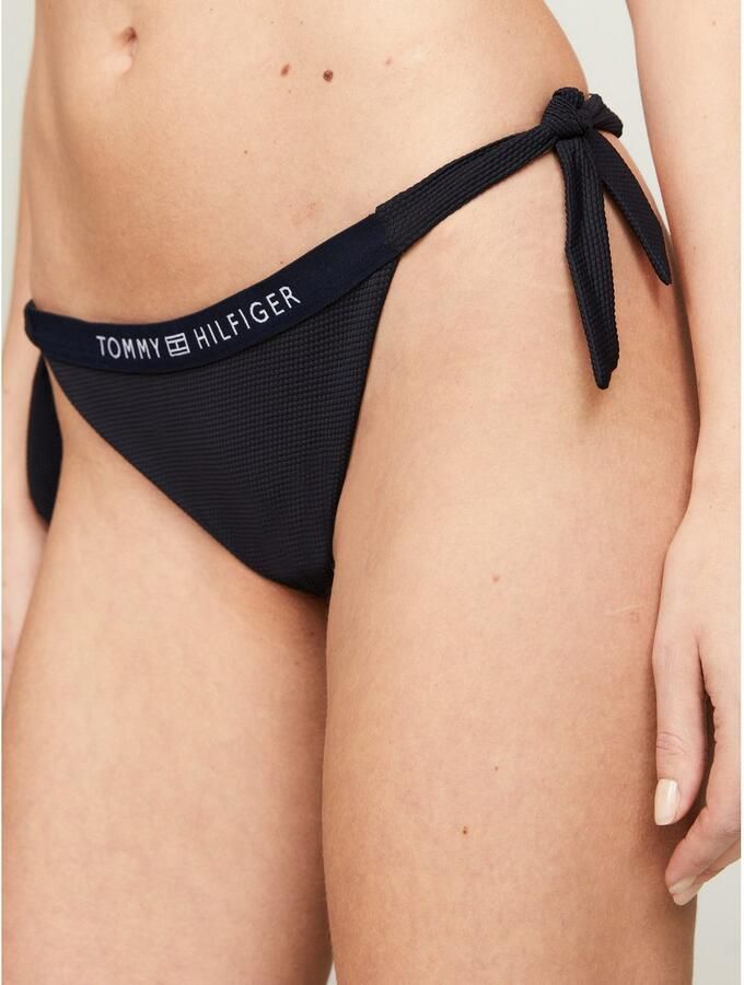 Tommy Hilfiger Swimwear Bikinibroekje SIDE TIE BIKINI met een logo-opschrift - Foto 3
