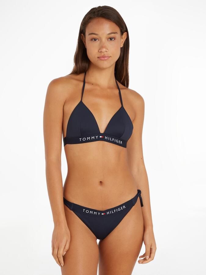 Tommy Hilfiger Swimwear Triangel-bikinitop TH TRIANGLE FIXED FOAM met tommy hilfiger-branding - Foto 6