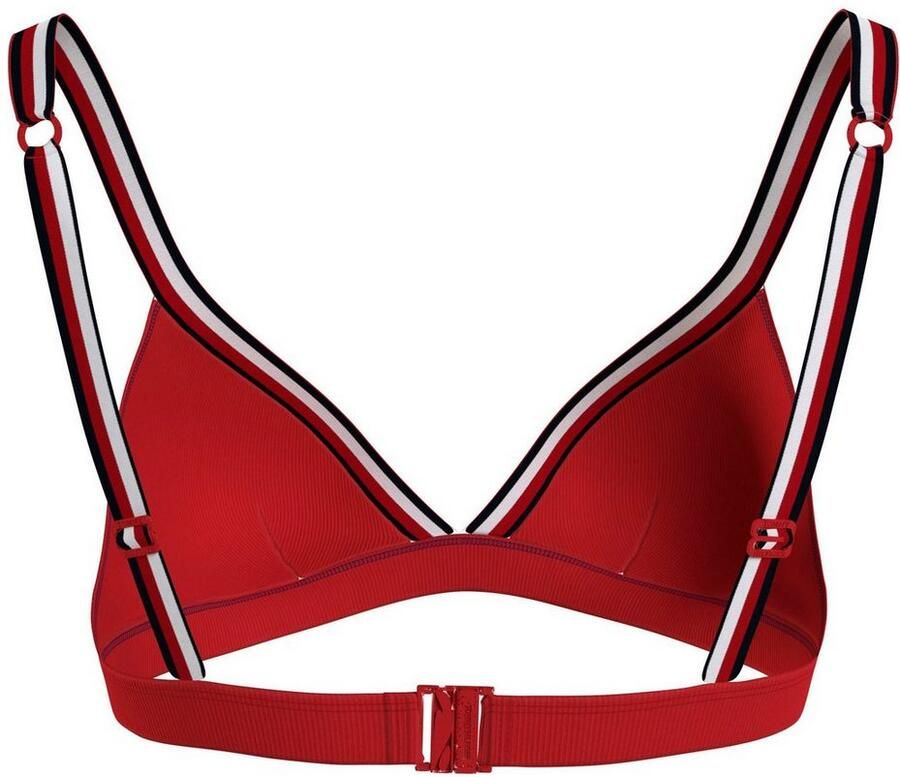 Tommy Hilfiger Swimwear Triangel-bikinitop TRIANGLE RP met ribstructuur