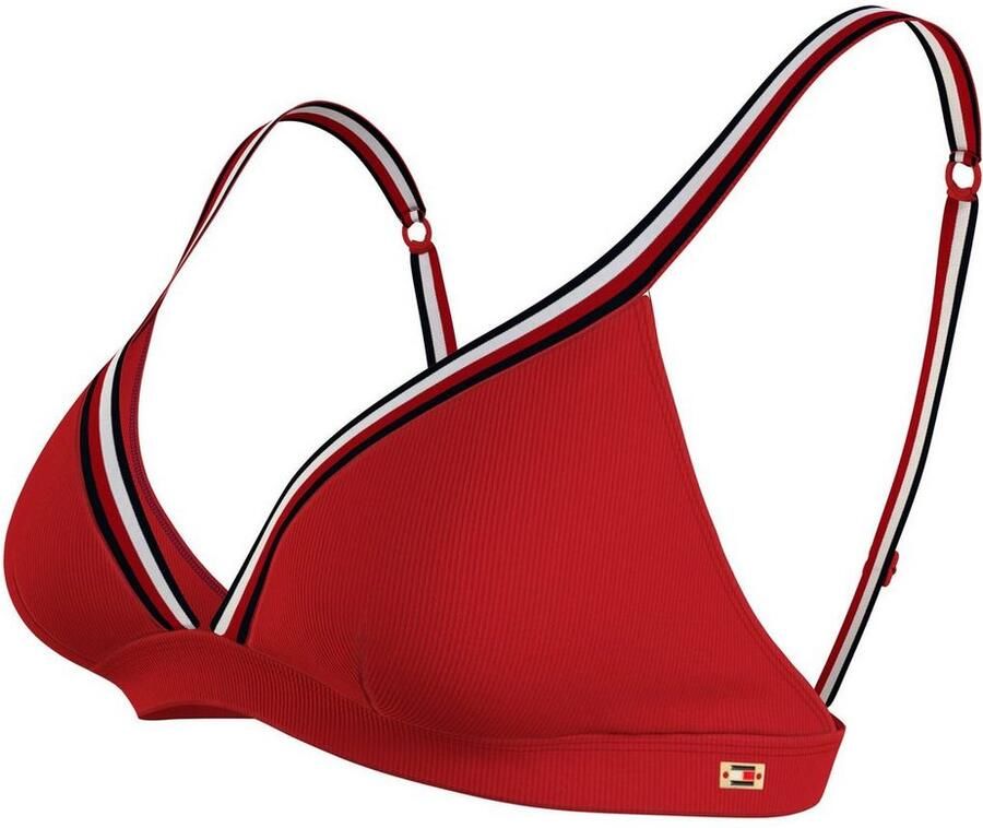 Tommy Hilfiger Swimwear Triangel-bikinitop TRIANGLE RP met ribstructuur - Foto 2