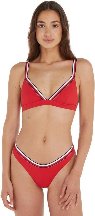 Tommy Hilfiger Swimwear Triangel-bikinitop TRIANGLE RP met ribstructuur - Foto 13