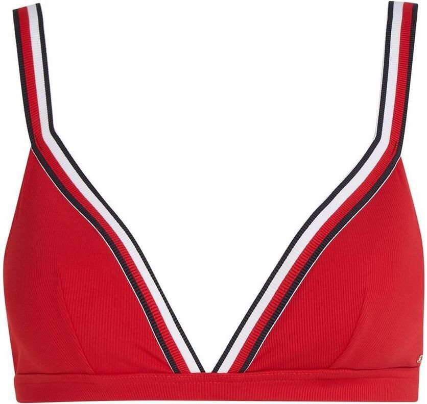 Tommy Hilfiger Swimwear Triangel-bikinitop TRIANGLE RP met ribstructuur - Foto 4