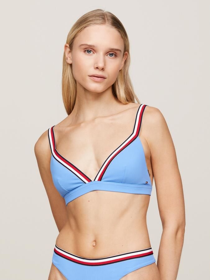 Tommy Hilfiger Swimwear Triangel-bikinitop TRIANGLE RP met ribstructuur - Foto 10