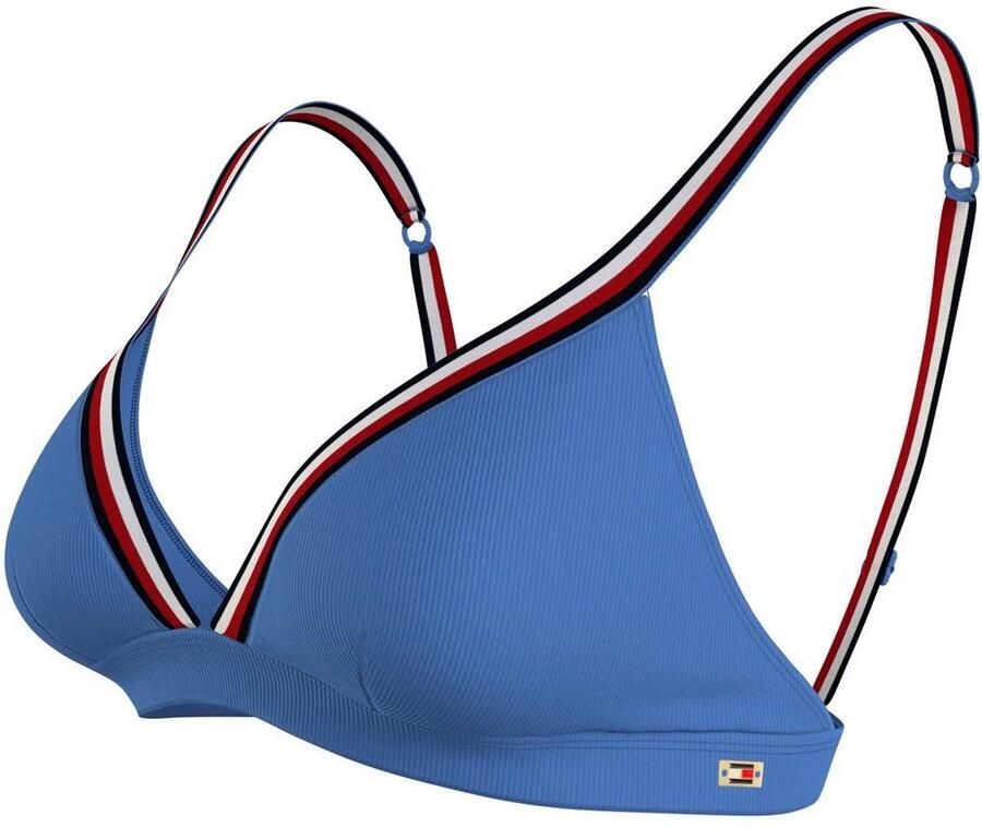 Tommy Hilfiger Swimwear Triangel-bikinitop TRIANGLE RP met ribstructuur - Foto 4