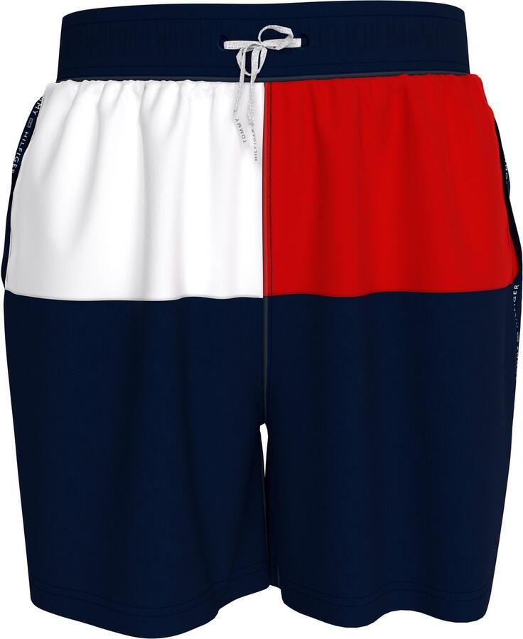 Tommy Hilfiger Swimwear Zwemshort MEDIUM DRAWSTRING in colourblock-design - Foto 2