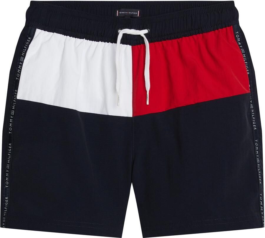 Tommy Hilfiger Swimwear Zwemshort MEDIUM DRAWSTRING in colourblock-design