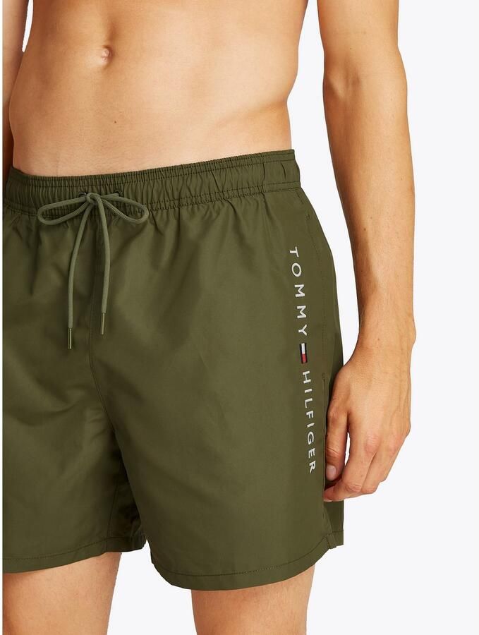 Tommy Hilfiger Swimwear Zwemshort MEDIUM DRAWSTRING met logoborduring op de heup - Foto 7