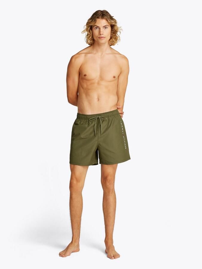 Tommy Hilfiger Swimwear Zwemshort MEDIUM DRAWSTRING met logoborduring op de heup - Foto 8
