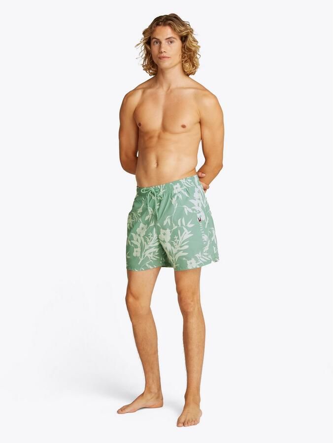 Tommy Hilfiger Swimwear Zwemshort MEDIUM DRAWSTRING PRINT met tropisch motief met logo-borduursel - Foto 10