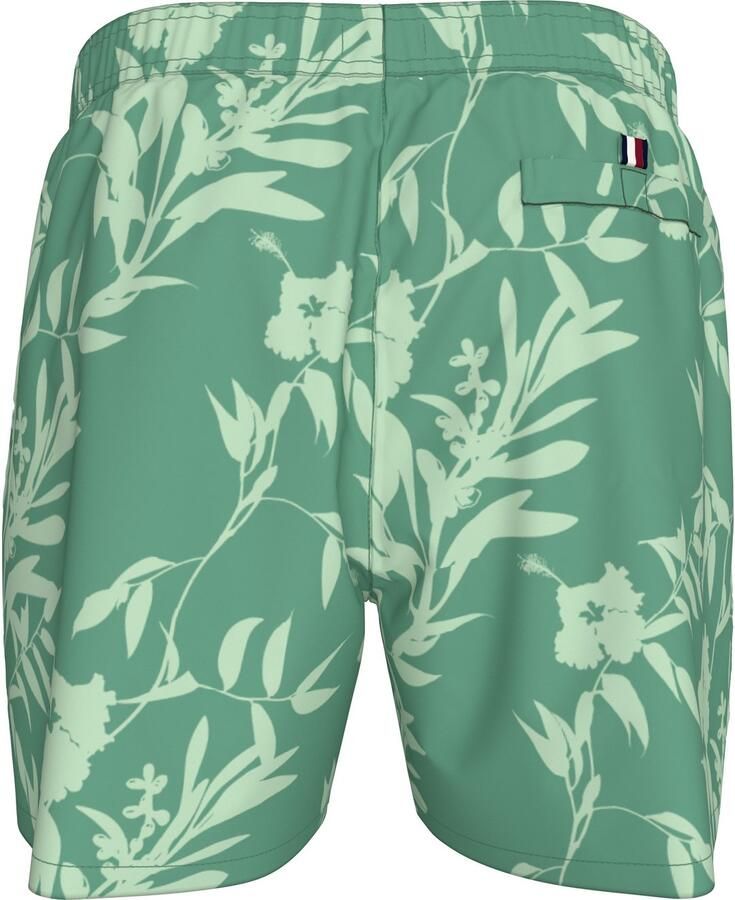 Tommy Hilfiger Swimwear Zwemshort MEDIUM DRAWSTRING PRINT met tropisch motief met logo-borduursel - Foto 3