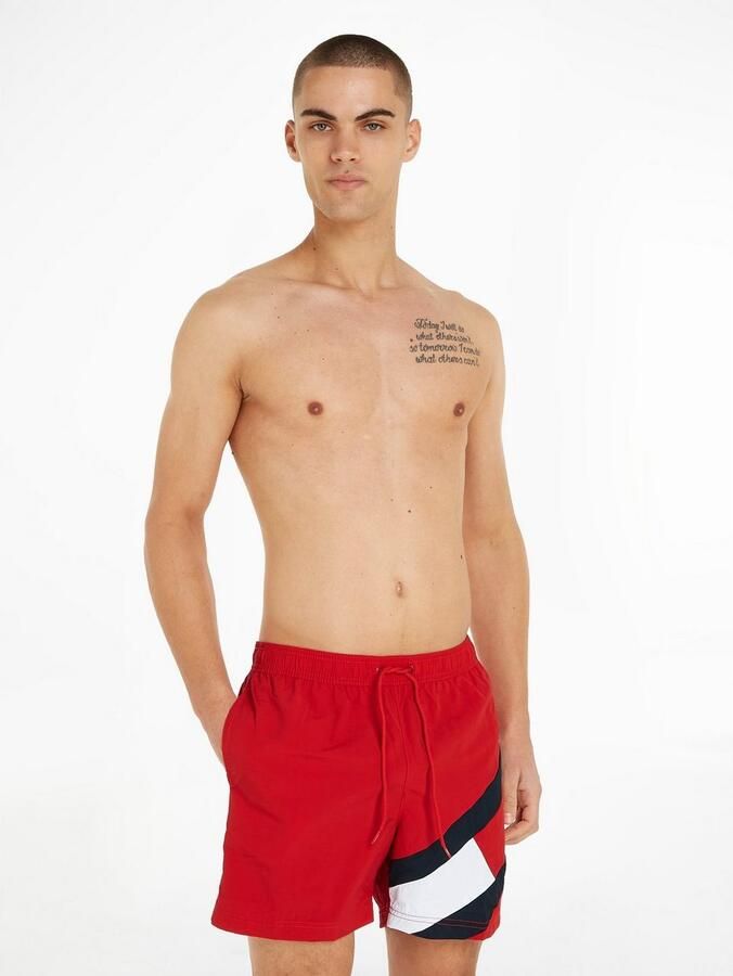 Tommy Hilfiger Swimwear Zwemshort SF MEDIUM DRAWSTRING met tommy hilfiger merklabel - Foto 4