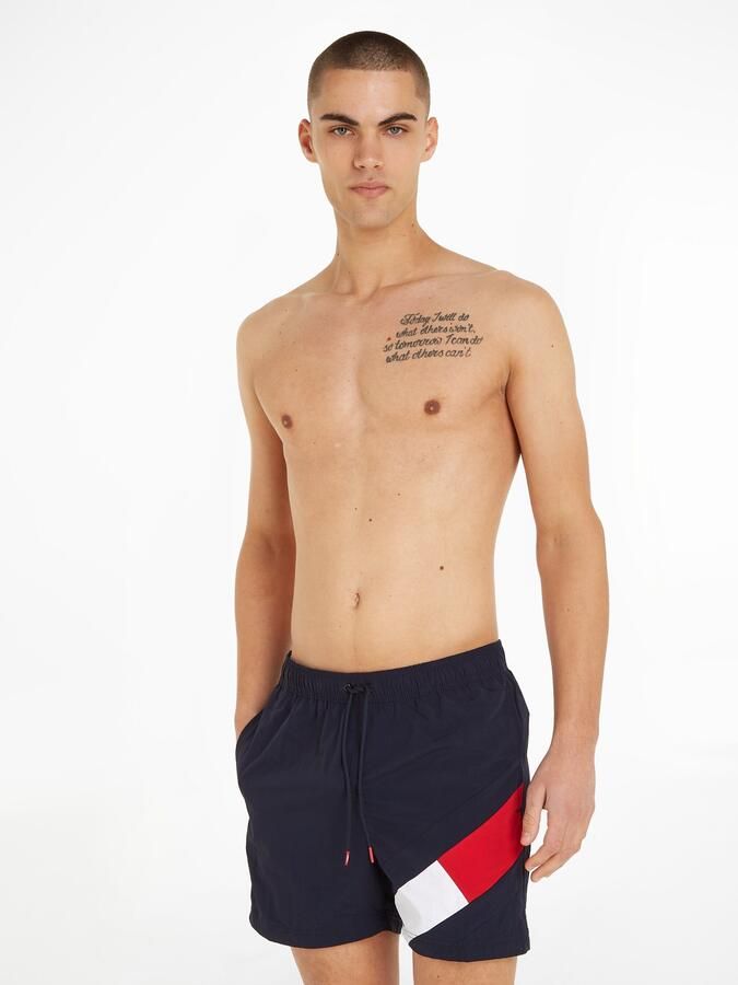 Tommy Hilfiger Swimwear Zwemshort SF MEDIUM DRAWSTRING met tommy hilfiger merklabel - Foto 7