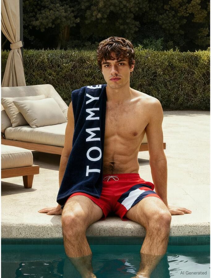 Tommy Hilfiger Swimwear Zwemshort SF MEDIUM DRAWSTRING met tommy hilfiger merklabel - Foto 4
