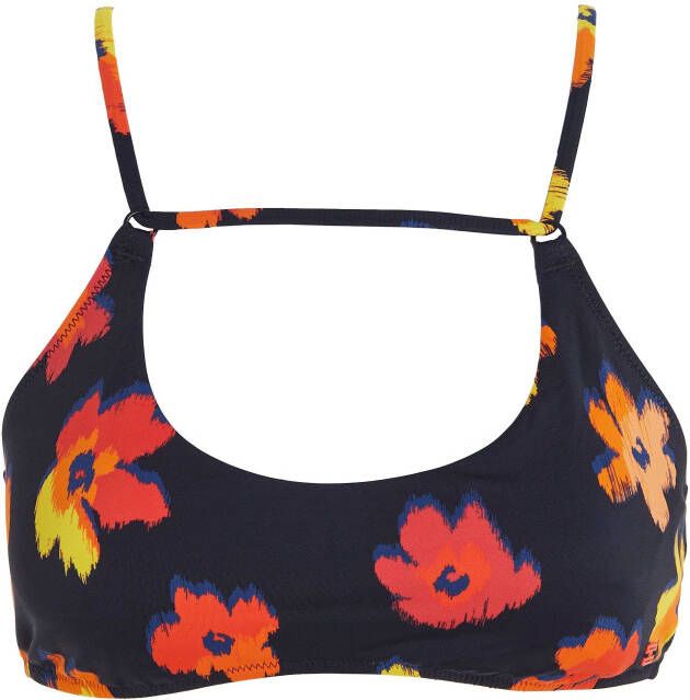 Tommy Hilfiger Swimwear Triangel-bikinitop TH BRALETTE PRINT met tommy hilfiger-branding