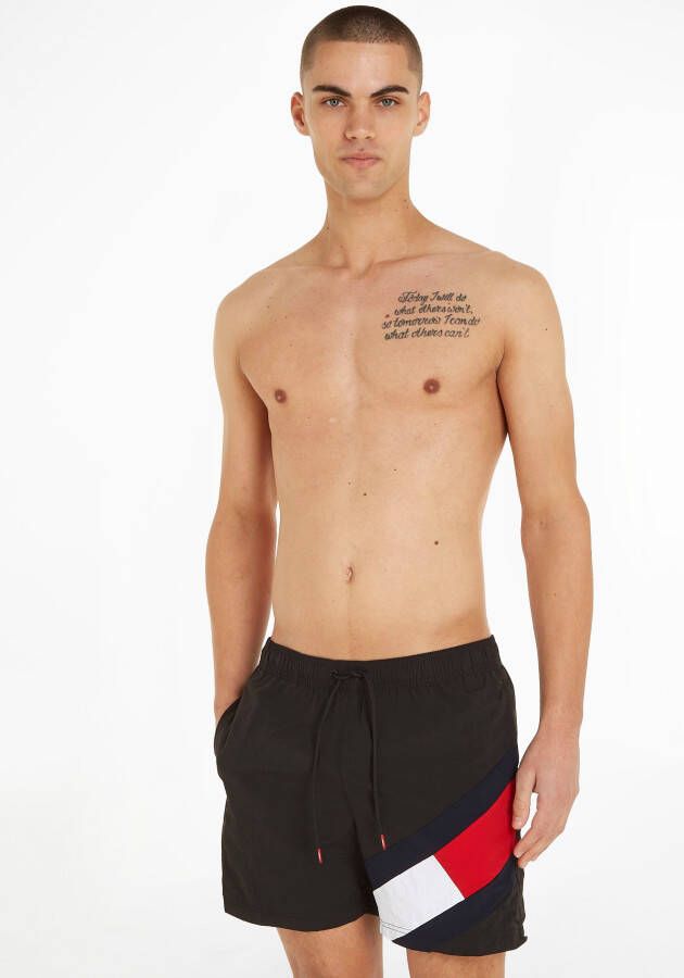 Tommy Hilfiger Swimwear Zwemshort SF MEDIUM DRAWSTRING met tommy hilfiger merklabel