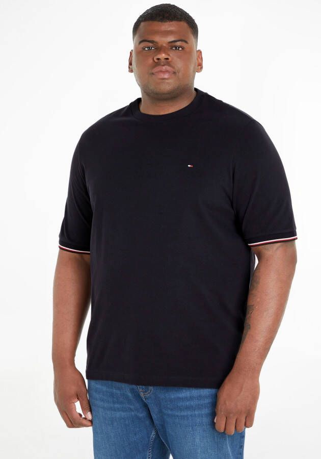 Tommy Hilfiger Big & Tall PLUS SIZE T-shirt met logostitching